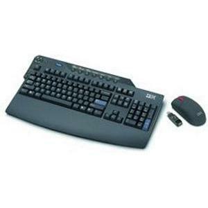 COMBO USB RF WIRELESS KEYBOARD OPTICAL MOUSE BLACK 2.4GHZ 10M