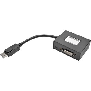 Tripp Lite by Eaton 2-Port DisplayPort to DVI Splitter 1920x1080 @ 60Hz (1080p) TAA