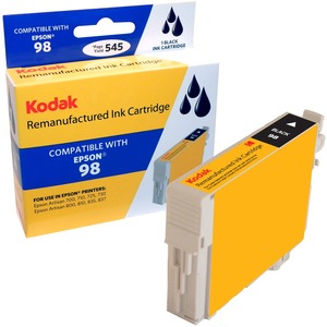 KODAK Remanufactured Ink Cartridge Compatible With Epson 98 / T098 (T098120) High-Yield Black