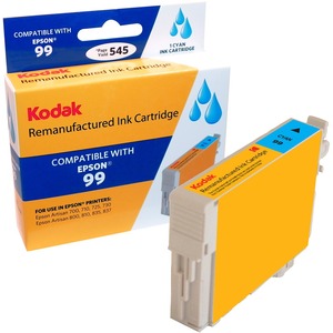 KODAK Remanufactured Ink Cartridge Compatible With Epson 99 / T099 (T099220) High-Yield Cyan