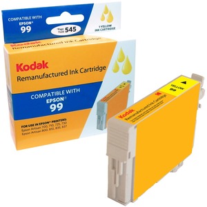 KODAK Remanufactured Ink Cartridge Compatible With Epson 99 / T099 (T099420) High-Yield Yellow