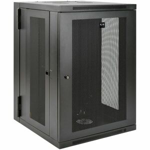 Tripp Lite by Eaton SmartRack 18U UPS-Depth Wall-Mount Half-Height Rack Enclosure Hinged Back