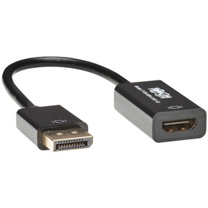 Tripp Lite by Eaton DisplayPort to HDMI 4K Active Adapter Video Converter DP Ver 1.2 HDCP 4K 30Hz (M/F) 6-in. (15.24 cm)