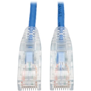 Tripp Lite by Eaton Cat6 Gigabit Snagless Slim UTP Ethernet Cable (RJ45 M/M) PoE Blue 1 ft. (0.31 m)