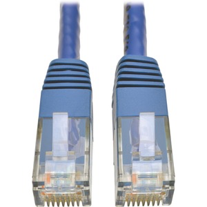 Tripp Lite by Eaton Cat6 Gigabit Molded (UTP) Ethernet Cable (RJ45 M/M) PoE Blue 50 ft. (15.24 m)