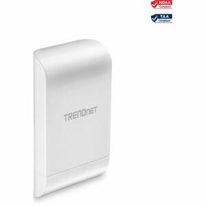 TRENDnet 10dBi Wireless N300 Outdoor PoE Access Point; TEW-740APBO; Point-to-Point (2.4 GHz); Multiple SSID; AP; WDS; Client Bridge; WISP; IPX6 Rated Housing; Built-in 10 dBi Directional Antenna