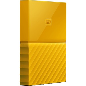 WD My Passport WDBYFT0030BYL-WESN 3 TB Portable Hard Drive - External - Yellow