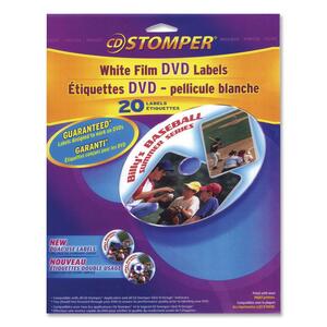 Avery White Film DVD Labels - 20 Label