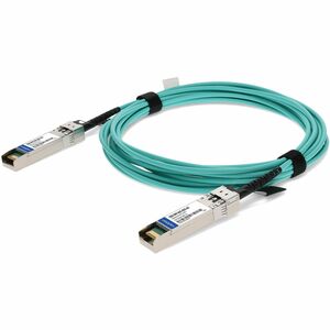 Brocade (Formerly) Compatible TAA Compliant 10GBase-AOC SFP+ to SFP+ Active Optical Cable (850nm, MMF, 1m)