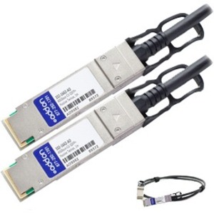 AddOn Dell 332-1662 Compatible TAA Compliant 40GBase-CU QSFP+ to QSFP+ Direct Attach Cable (Passive Twinax, 1m)