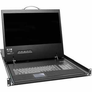 Tripp Lite by Eaton NetCommander 16-Port Cat5 KVM over IP Switch - 19 in. LCD 2 Remote + 1 Local User 1U Rack-Mount