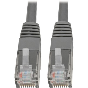Tripp Lite by Eaton Cat6 Gigabit Molded (UTP) Ethernet Cable (RJ45 M/M) PoE Gray 6 ft. (1.83 m)