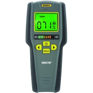 General Pinless LCD Moisture Meter with Tricolor B