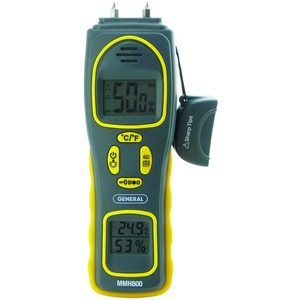 General Pin/Pinless Moisture Meter with Temperatur