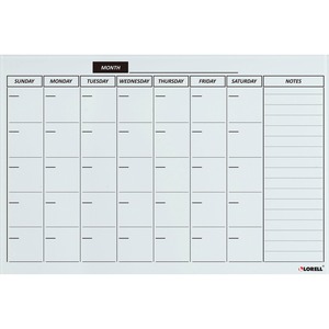 Monthly Planner Magnetic Dry-erase Board