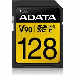 Adata Premier ONE 128 GB Class 10/UHS-II (U3) V90 SDXC - 290 MB/s Read - 260 MB/s Write