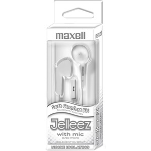 White Maxell Earbuds - Click Image to Close