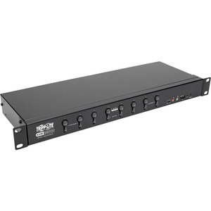 Tripp Lite by Eaton 8-Port DVI/USB KVM Switch with Audio and USB 2.0 Peripheral Sharing 1U Rack-Mount Dual-Link 2560 x 1600