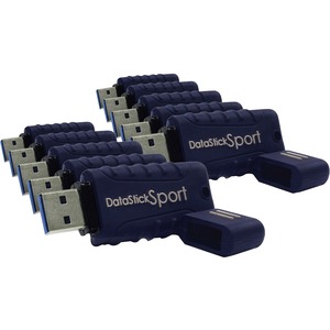 Centon 32 GB DataStick Sport USB 3.0 Flash Drive - 32 GB - USB 3.0 - Blue - 5 Year Warranty - 10 Pack