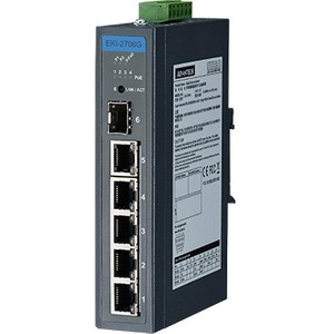 Advantech Ethernet Device, 5GE+1G SFP Unmanaged Ind. PoE Switch