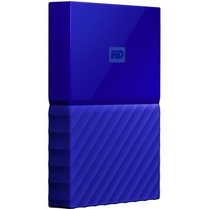 WD My Passport WDBS4B0020BBL-WESN 2 TB Portable Hard Drive - External - Blue