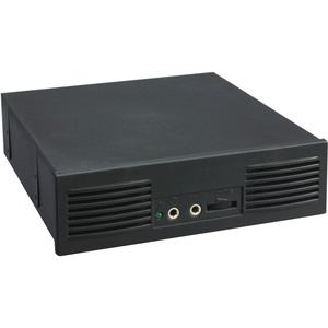 Cyber Acoustics 5.25IN Drive Bay Mounted Stereo Speaker System W/ Headphone Jack OEM Black
