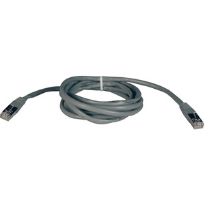 Tripp Lite by Eaton Cat5e 350 MHz Molded Shielded (STP) Ethernet Cable (RJ45 M/M) PoE Gray 10 ft. (3.05 m)
