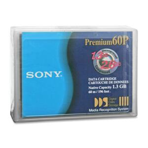 Sony DDS-1 Tape Cartridge - DAT DDS-1 - 1.3GB (Native) / 2.6GB (Compressed)