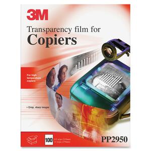 3M High Temperature Copier Transparency Film - Letter - 8.5" x 11" - 100 x Sheet(s)