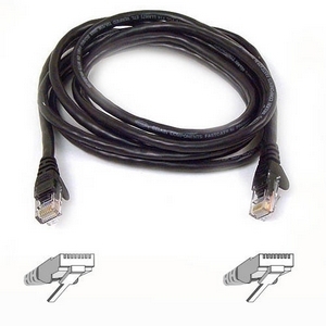 Belkin Cat6 Cable - RJ-45 Male - RJ-45 Male - 12" - Red