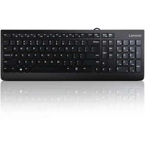 Lenovo 300 USB Keyboard - US English - Cable Connectivity - USB Interface - English (US)