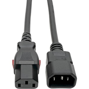 Tripp Lite by Eaton Power Extension Cord Locking C13 to C14 PDU Style - 10A 250V 18 AWG 6 ft. (1.83 m)