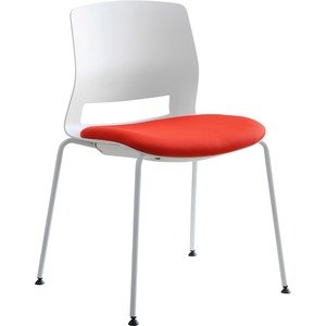Arctic Series Stack Chair Red/White - Click Image to Close