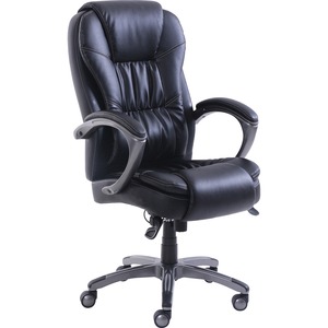 Active Massage Leather High-Back Chair - Click Image to Close