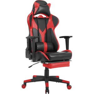 Foldable Footrest High-back Gaming Chair