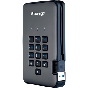 iStorage diskAshur PRO2 HDD 2 TB | Secure Hard Drive | FIPS Level 2 certified | Password Protected | Dust/Water Resistant. IS-DAP2-256-2000-C-G