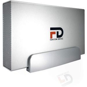 Fantom Drives 2TB External Hard Drive - GFORCE 3 Pro - 7200RPM, USB 3, Aluminum, Silver, GF3S2000UP