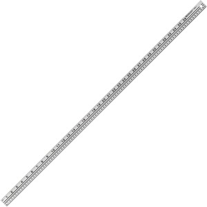 100cm/39" Aluminum Yard/Meter Stick - Click Image to Close