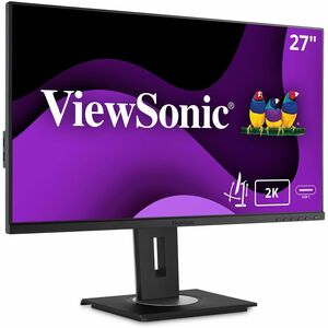 ViewSonic VG2755-2K 27 Inch IPS 1440p Monitor with USB C 3.1, HDMI, DisplayPort and 40 Degree Tilt Ergonomics for Home and Office