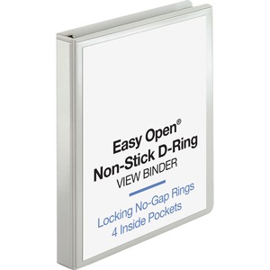 Locking D-Ring 1" View Binder