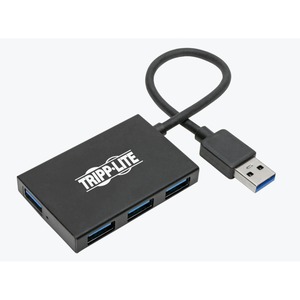 Tripp Lite by Eaton 4-Port Slim Portable USB-A Hub - USB 3.x (5Gbps) Aluminum Housing