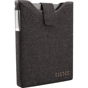 Higher Ground DropIn Carrying Case (Sleeve) for 13" Apple, Microsoft Notebook, Chromebook, MacBook - Gray