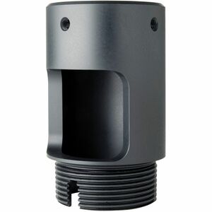 Peerless-AV&reg; Extension Column Connector with Cord Management - Aluminum - 300 lb - Black