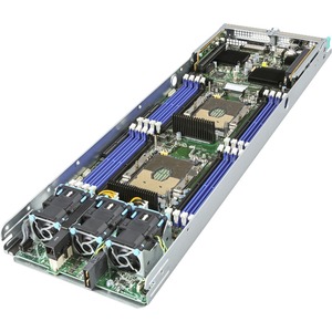 Intel HNS2600BPBLCR Barebone System - 2U Rack-mountable - 2 x Processor Support