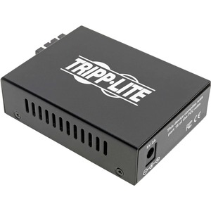 Tripp Lite by Eaton Gigabit Singlemode Fiber to Ethernet Media Converter, SC, 1310 nm, 20 km (12.4 mi.)