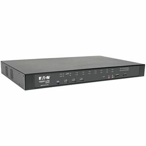Tripp Lite by Eaton NetDirector 16-Port Cat5 KVM over IP Switch - Virtual Media 1 Remote + 1 Local User 1U Rack-Mount TAA