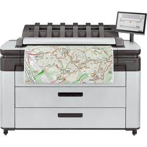 HP DesignJet XL 3600 PostScript Inkjet Large Format Printer - Includes Printer, Scanner, Copier - 36" Print Width - Color