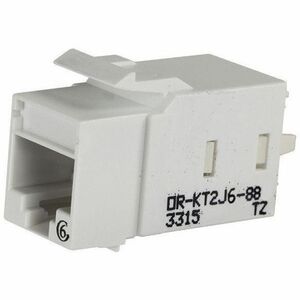 Ortronics Keystone Cat6 Jack White, 25pk