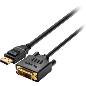 Kensington DisplayPort 1.1 (M) to DVI-D (M) Passive Unidirectional Cable, 6ft