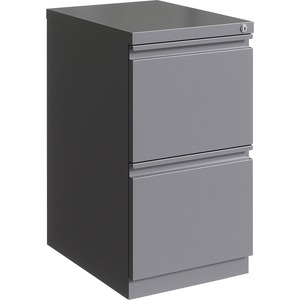 20" F/F Mobile Silver Pedestal File - Click Image to Close